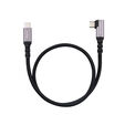 Cable Acodado USB 3.2 Gen2x2 Nanocable 100W/5A 4K/60Hz USB-C M/M 2 M image number null
