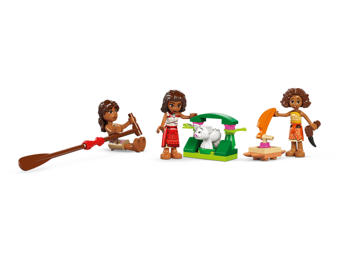 LEGO Disney: Vaiana: Canoa de Aventuras, 529 Piezas (43270) image number 3