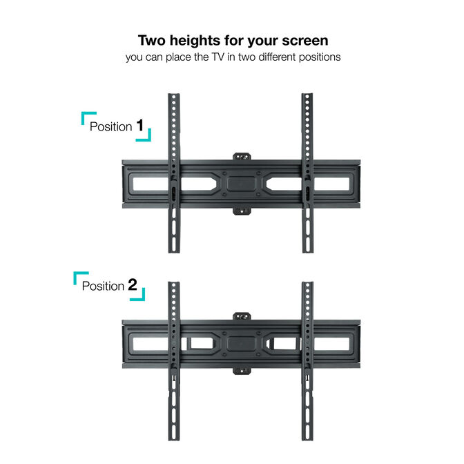 Soporte de Pared Tooq Inclinable 3 Pivotes 37" a 70" M&aacute;x. 35kg Negro image number 8