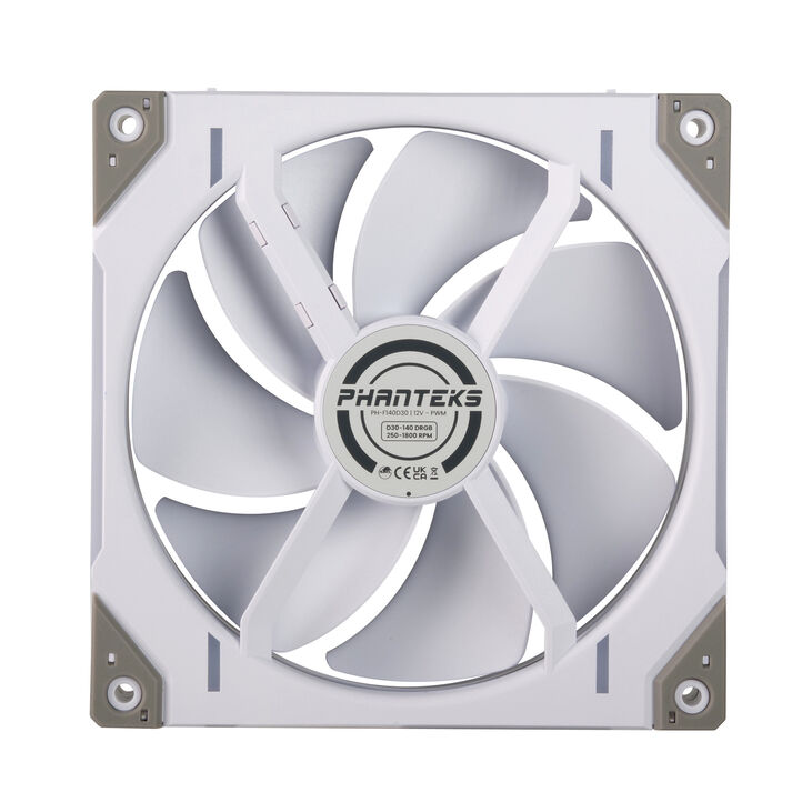 Ventilador Phanteks D30 PWM D-RGB Blanco - 140mm image number 2