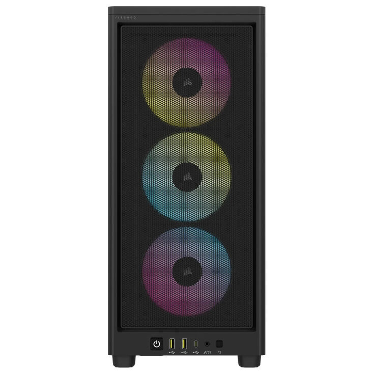 Torre Mini-ITX Corsair iCue 2000D RGB Negro Cristal Templado image number 3