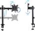 Soporte de Mesa Tooq Duplo 17" a 27" Max. 8kg/Monitor Negro image number null