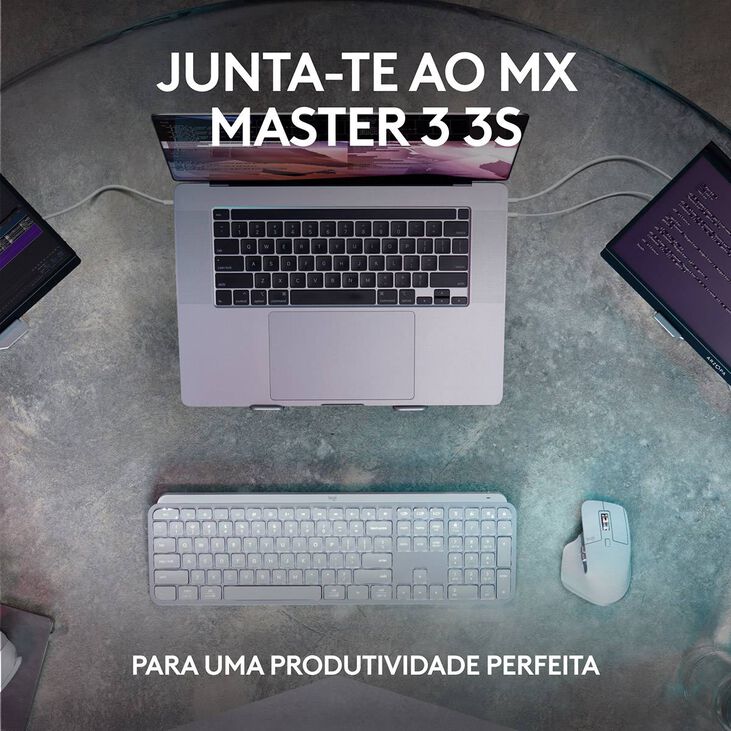 Teclado Logitech MX Keys S Bluetooth (PT) Graphite image number 8