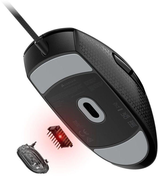 Rat&oacute;n Corsair M55 Wired 16000 DPI Preto image number 5