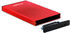 Caja Externa HDD Tooq 2.5" SATA (9,5mm) - USB 3.0/3.1 Gen 1 Rojo Metalizado image number null