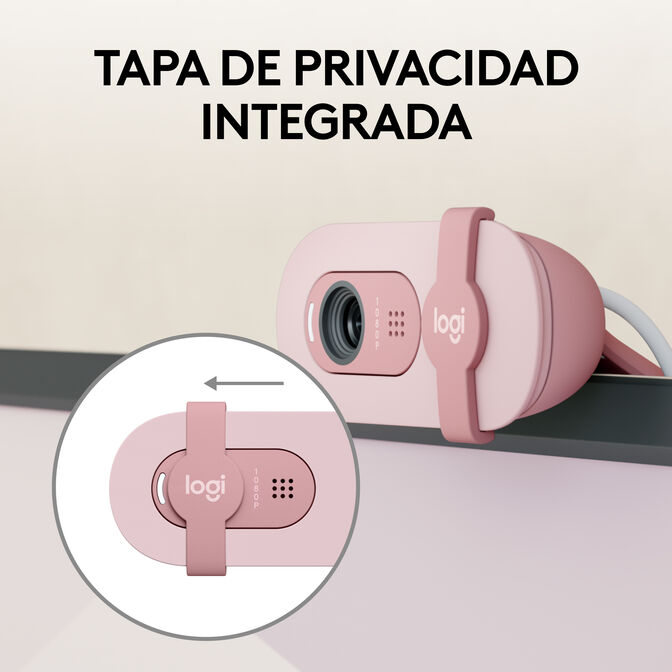 Webcam Logitech Brio 100 Full HD 1080p USB Rosa image number 8