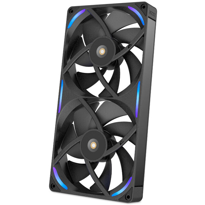 Ventilador NZXT F280X Perfomance RGB Single-Frame Negras - Duplo Vent&iacute;lador 140mm (280mm) image number 6
