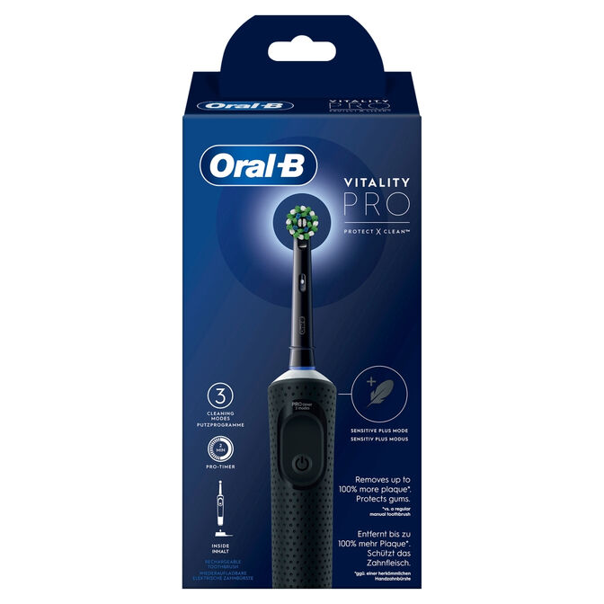 Cepillo de Dientes El&eacute;ctrico Oral-B Vitality Pro D103 Negro image number 2