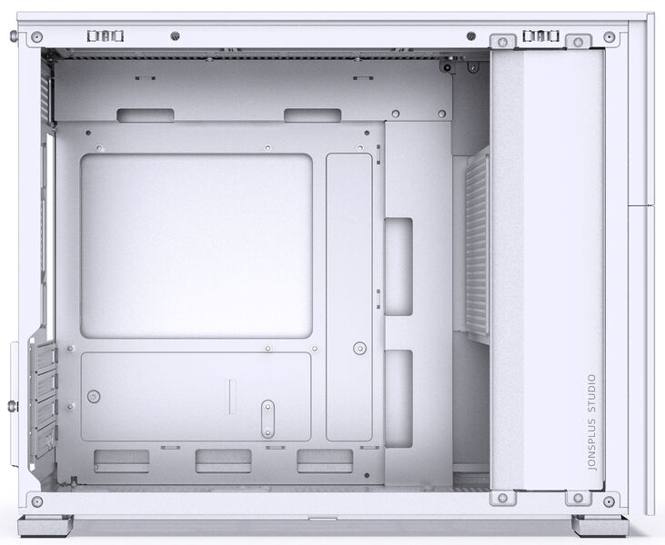 Caja Micro-ATX Jonsbo D31 MESH Vidrio Templado Blanco image number 2