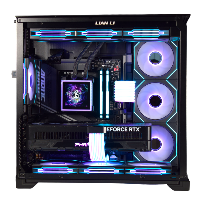 Ordenador King Mod Gamer-PC Ryzen 7 9850X3D 32GB DDR5 2TB RTX 5090 WiFi W11 image number 1