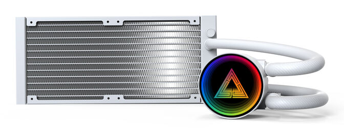 Water Cooler CPU Montech LightFlow ARGB 240mm Blanco image number 3