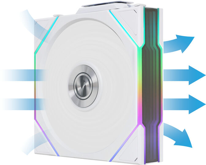 Ventilador Lian Li UNI FAN TL120 Wireless RGB PWM Blanco 120mm (Pack 3) image number 4