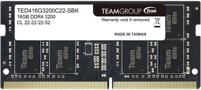 Team Group SO-DIMM 16GB DDR4 3200MHz Elite CL22 image number 1