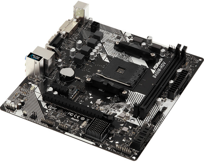 Placa Base ASRock B450M-HDV R4.0 image number 2