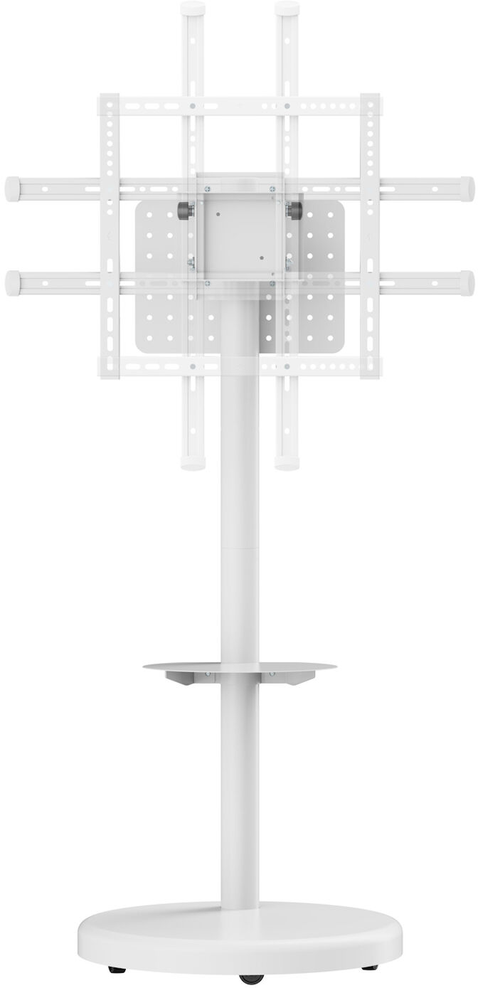 Soporte M&oacute;vil de Piso Ewent EW1550 Heavy-Duty Mobile TV Floor Stand 37" - 86" Blanco image number 4