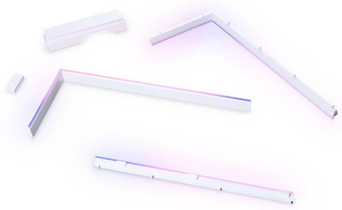 Premium DRGB Kit Phanteks NV5 + Power Hub Blanco image number 0