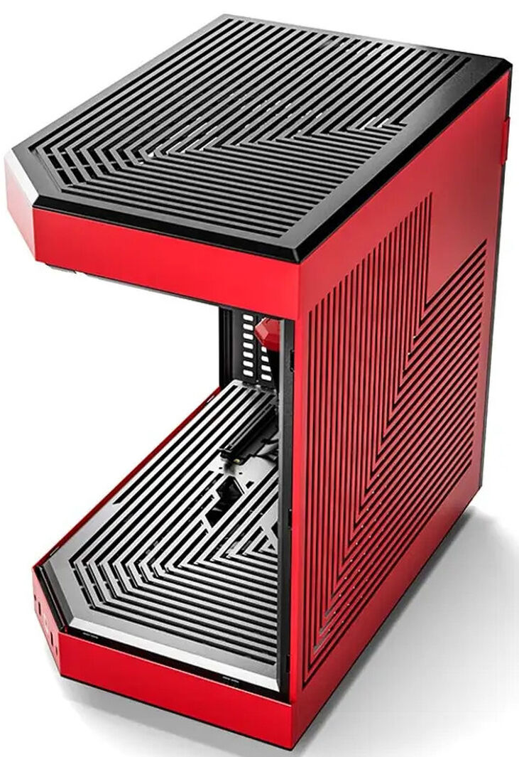 Caja ATX Hyte Y60 Vidrio Templado Negro/Rojo image number 5