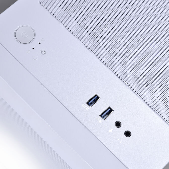 Caja Micro-ATX Lian Li Lancool 205M Mesh Snow Vidrio Templado image number 8