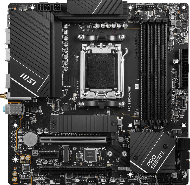 Placa Base MSI PRO B650M-A WIFI image number 1