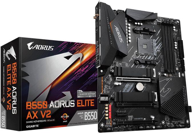 Placa Base Gigabyte B550 Aorus Elite AX V2 image number 0