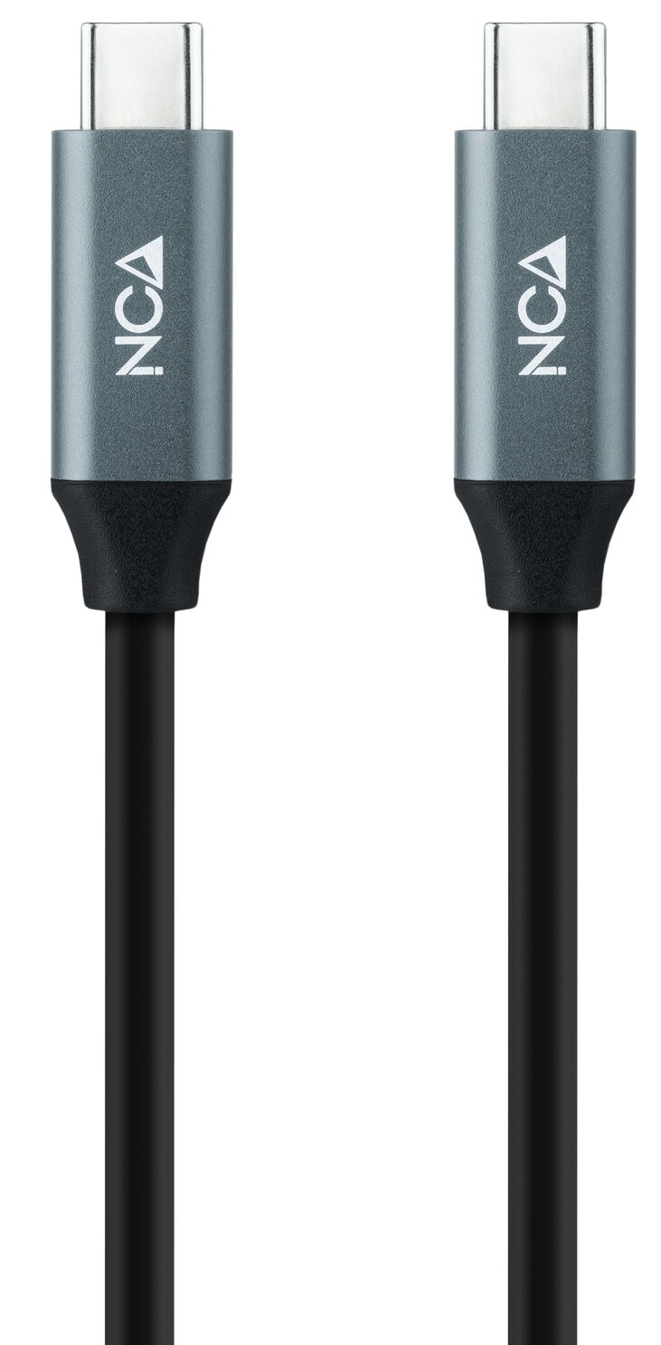 Cable USB 3.2 Gen2x2 Nanocable 20Gbps 5A/100W 4K@60Hz USB-C M/M 1.5 M Negro image number 1