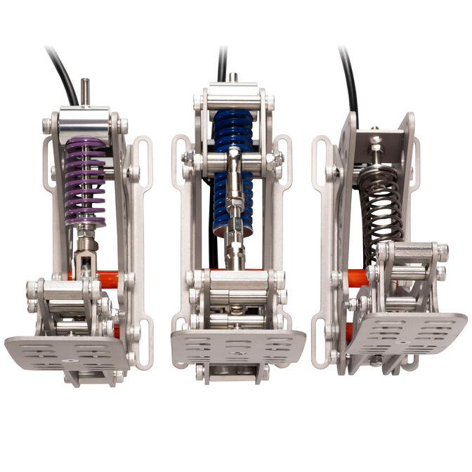 Conjunto Controladora para Pedales + Pedais VRS DirectForce Pro - 3 Pedales ( Acelerador + Freno+ Embrague) image number 7