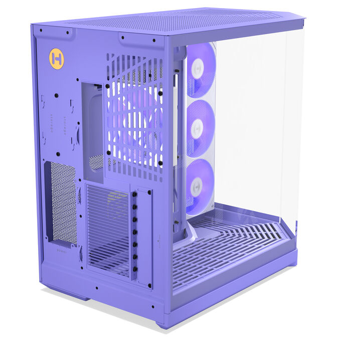 Caja E-ATX Hyte Y50 Vidrio Templado Taro Milk image number 7