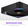 Ventilador NZXT F140x Perfomance RGB 140mm - Single Pack Negras image number null