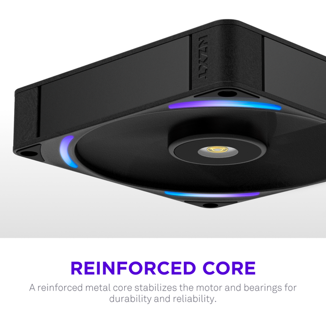 Ventilador NZXT F140x Perfomance RGB 140mm - Single Pack Negras image number 9