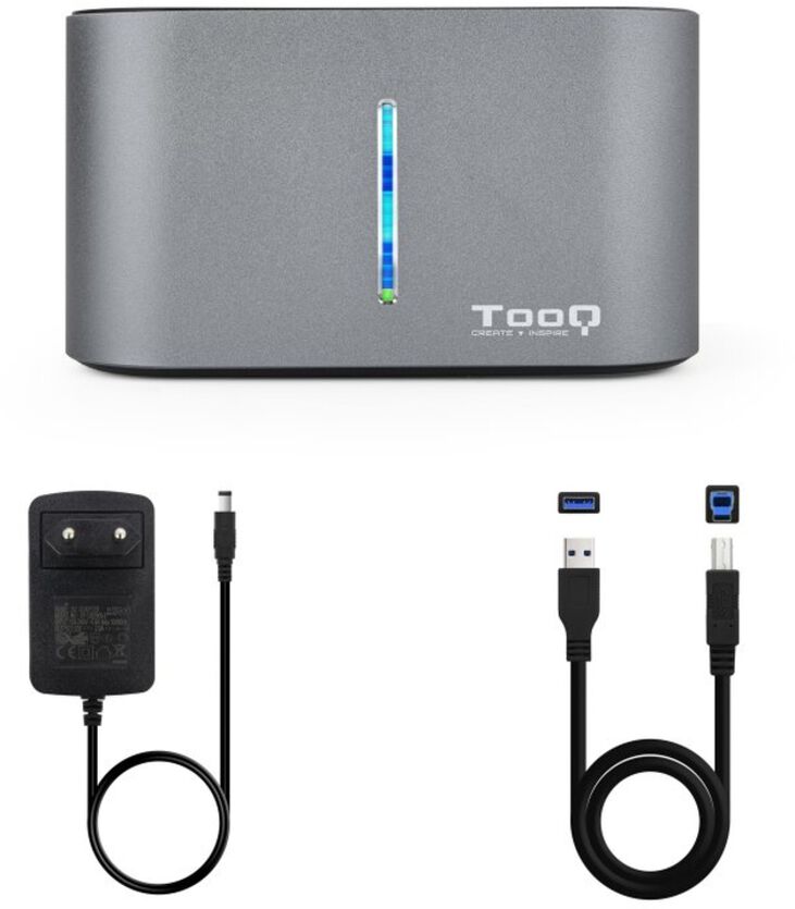 Dock Tooq para 2x SATA 2.5/3.5 OTB - USB 3.1 Gen 1 image number 4