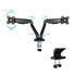 Soporte de Mesa Doble Tooq con Resorte 17" a 32" Negro Max 9Kg para Brazo image number null