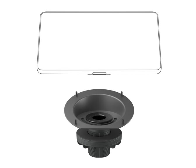 Suporte Logitech Tap Riser Mount Grafite image number 2