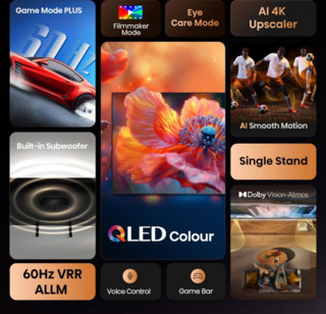 Televisor Hisense 55A7Q 55" QLED UltraHD 4K VIDAA image number 2