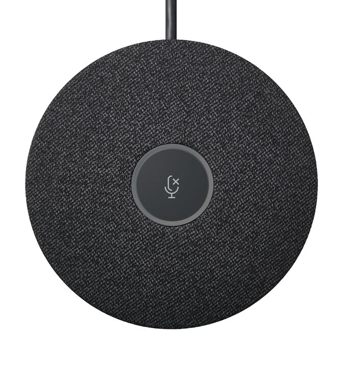 Microfone Logitech Rally Mic Pod Grafite image number 2