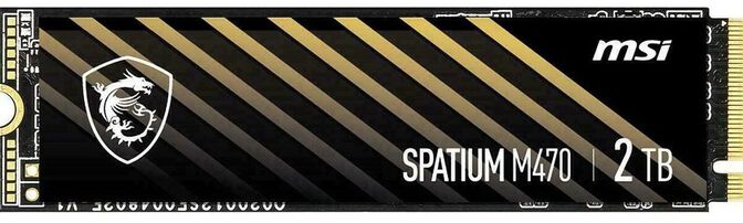SSD MSI SPATIUM M470 PRO 2TB Gen4 M.2 NVMe (6000/5000MB/s) image number 0