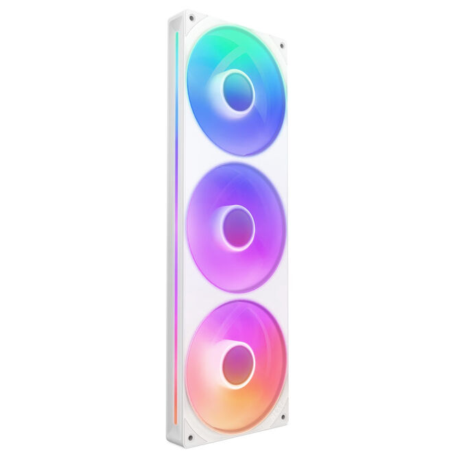 Ventilador NZXT F360 RGB Core Single-Frame Blancas - Triplo Ventilador 120mm ( 360mm ) image number 0