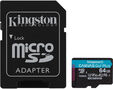 Tarjeta de Memoria Kingston Canvas Go! Plus Gen4 200MB/s MicroSDXC UHS-I U3 V30 A2 64GB image number null