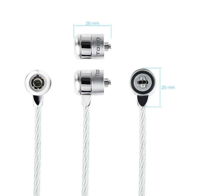 Candado Antirrobo Tooq con Llave 1,50 metros image number 10