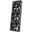 Ventilador NZXT F360x Perfomance RGB 120mm - Single-Frame Negras - Triplo Ventilador 120mm (360mm) image number null
