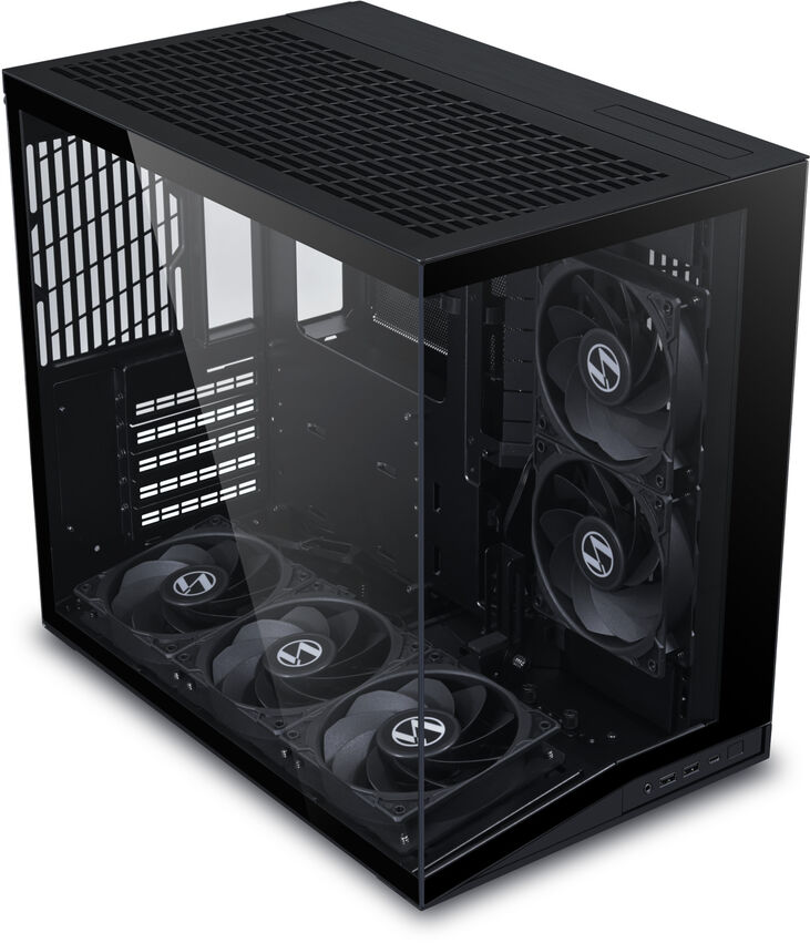 Caja ATX Lian Li O11 Mini V2 Flow Negro image number 5