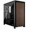 Torre E-ATX Corsair 4000D RS Wood Black Walnut Cristal Templado