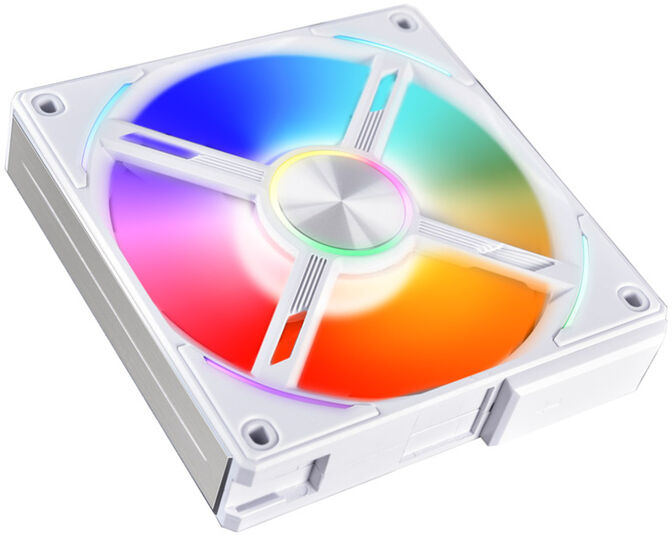 Ventilador Lian Li UNI AL120 RGB PWM Blanco 120mm (Pack 3) image number 4