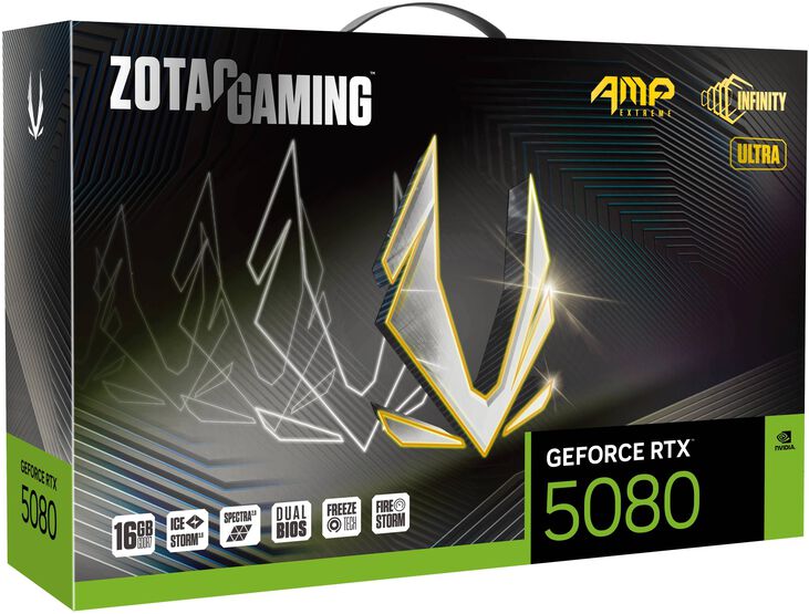 Tarjeta Gráfica ZOTAC GeForce® RTX 5080 AMP Extreme Infinity Ultra 16GB GDDR7 DLSS4 image number 6