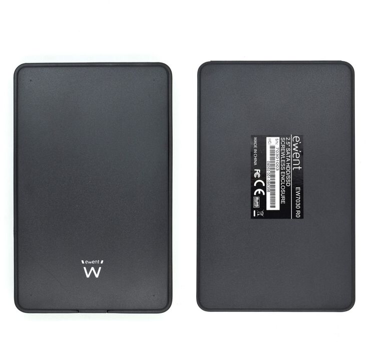 Caja HDD/SSD Ewent 2.5" SATA - USB 2.0 Negro s/parafusos image number 2