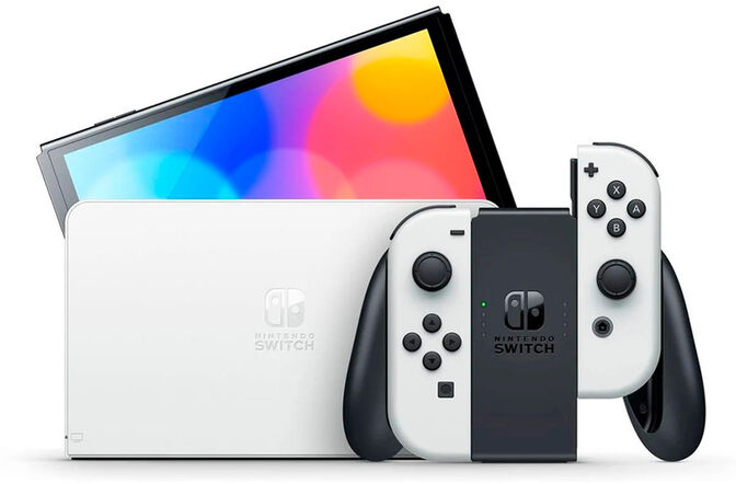 Consola Nintendo Switch OLED Blanca image number 0