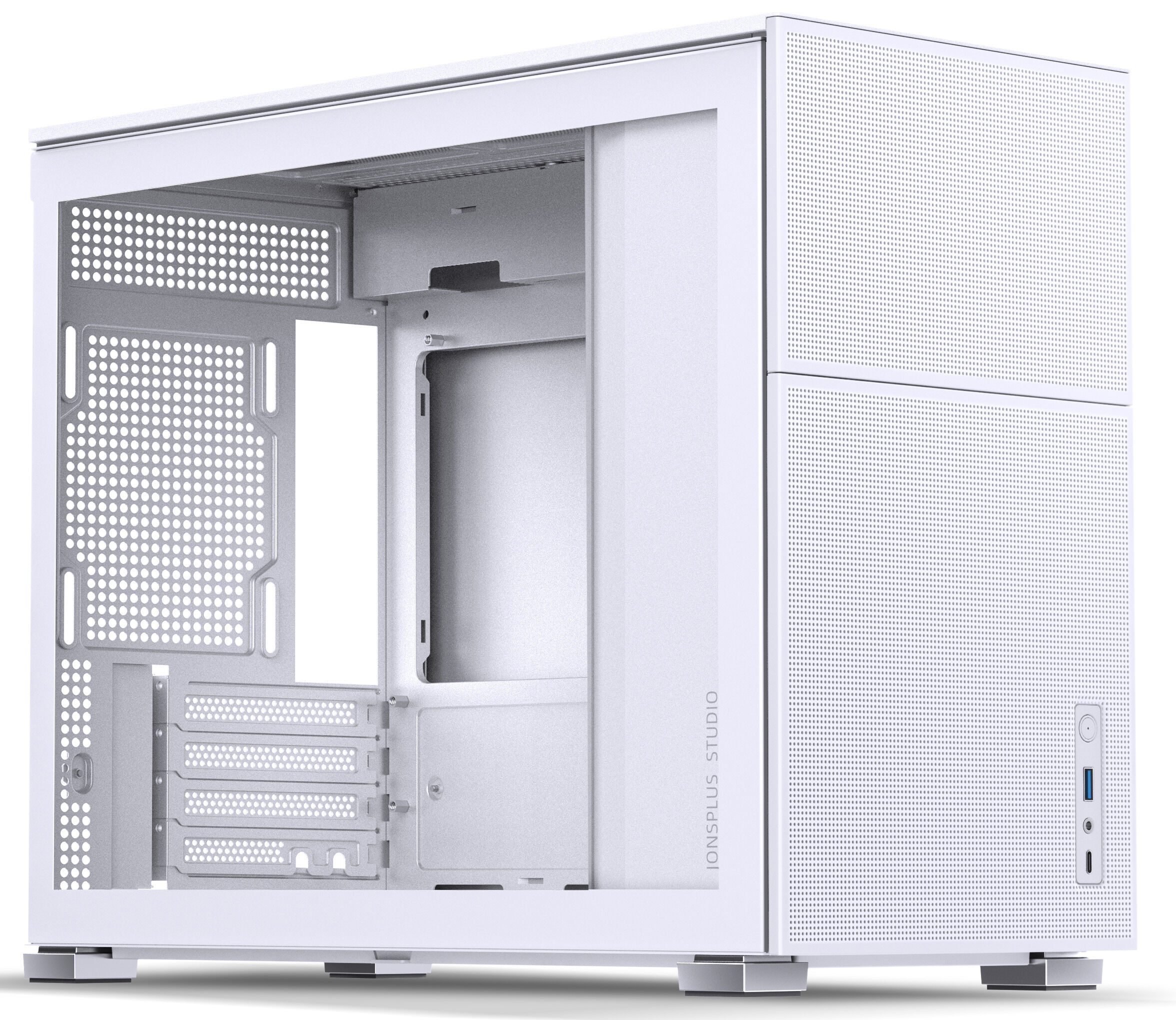 Caja Micro-ATX Jonsbo D31 MESH Blanco