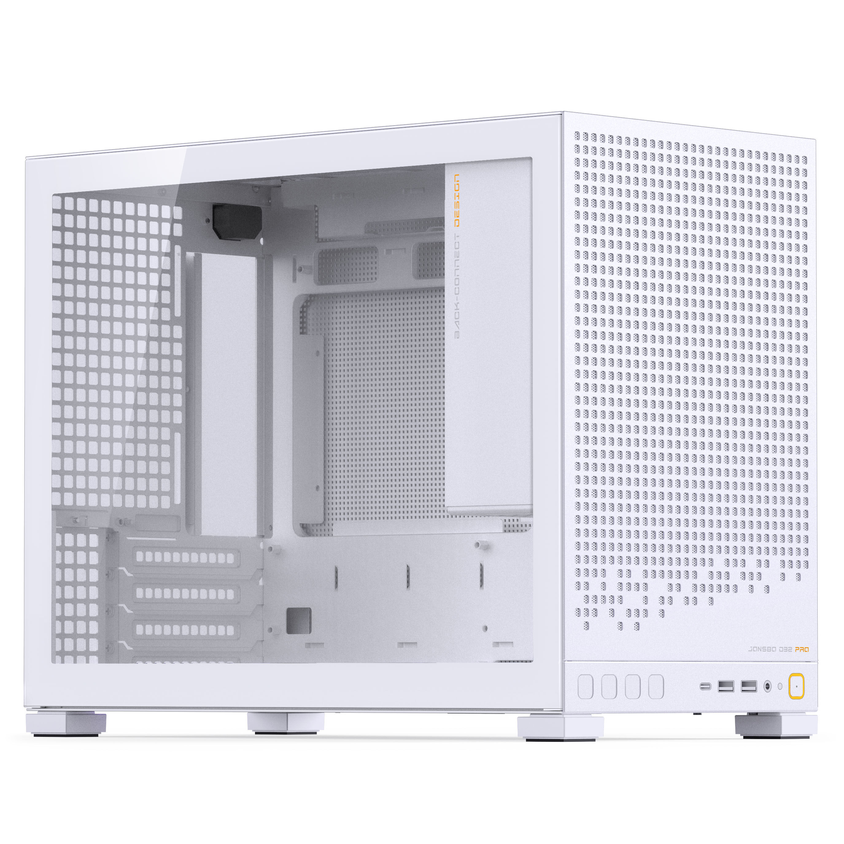 Caja Micro-ATX Jonsbo D32 PRO Vidrio Temperado Blanco