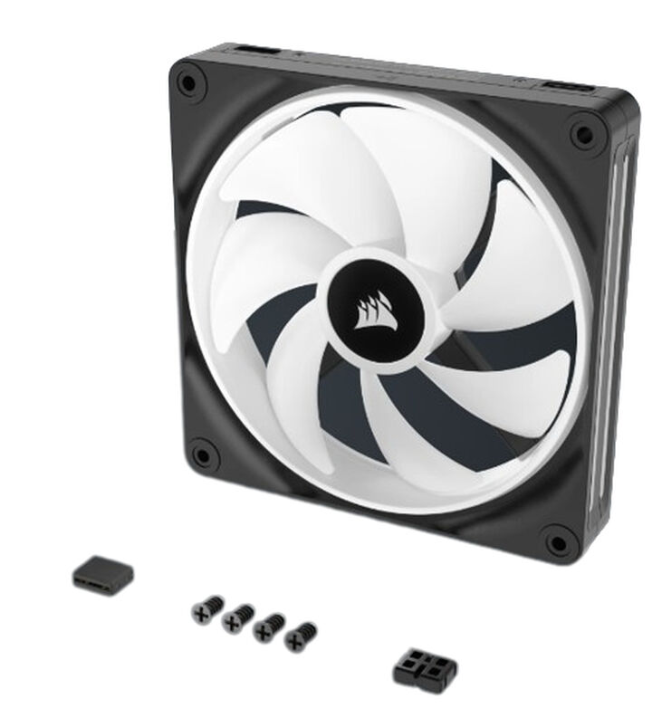 Ventilador Corsair iCUE Link QX140 RGB PWM Negro 140mm (Pack 2) image number 5