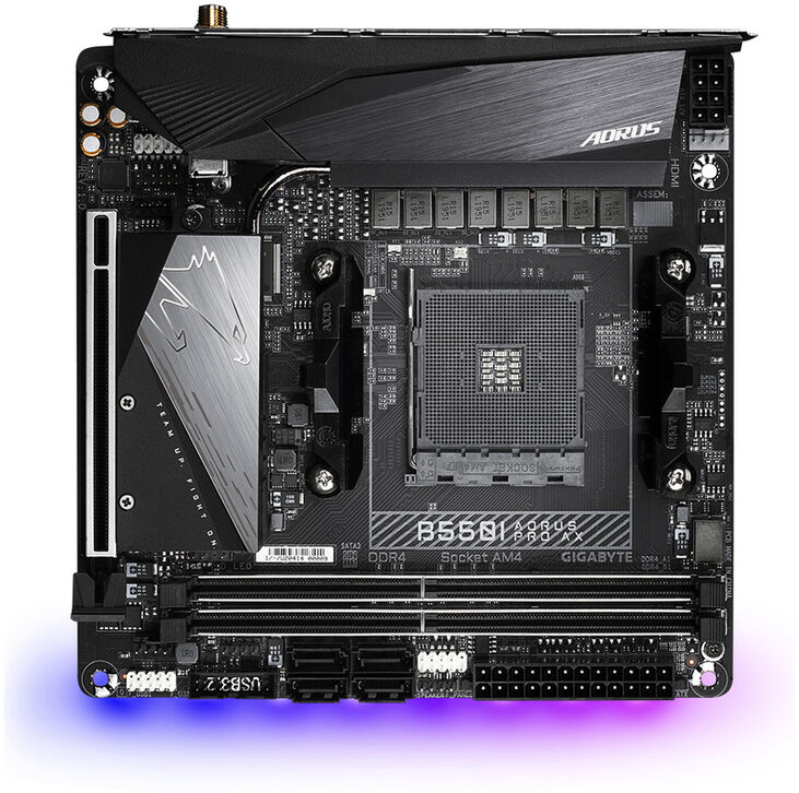Placa Base Gigabyte B550I Aorus Pro AX image number 1