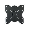 Soporte de Pared Tooq 23" a 42" Max. 25kg Negro image number null